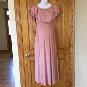 Pink Blush maternity dress